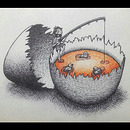 Mi proyecto del curso: Ilustración artística surrealista con bolígrafo Ein Projekt aus dem Bereich Traditionelle Illustration, Zeichnung, Artistische Zeichnung und Illustration mit Tinte von Motas - 14.11.2023