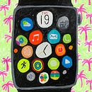 First Generation Apple Watch. Gouache and Oil Pastel. Un progetto di Illustrazione tradizionale di Andrew Estrada - 15.11.2023