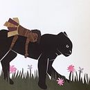 Mowgli sleeps. Un progetto di Illustrazione tradizionale, Collage, Papercraft, Gestione di un portfolio e Letteratura per bambini e ragazzi	 di lieslv - 16.11.2023