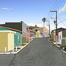 Nostalgia Trilogy: Santo Amaro through My Eyes. Un projet de Illustration numérique, Dessin numérique, Peinture numérique , et Dessin de Yuri Lima - 16.11.2023
