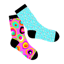 My pair of socks from the Adobe Illustrator introductory course. Projekt z dziedziny Grafika wektorowa użytkownika Sanne Houwing - 19.11.2023