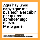 Mi proyecto del curso: Copywriting para copywriters. Advertising, Cop, writing, Stor, telling, and Communication project by Galileo Bernal - 11.22.2023