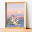 My project for course: Illustration of Dreamlike Female Characters. Projekt z dziedziny Design, Trad, c, jna ilustracja, R, sunek ołówkiem,  R, sunek, Ilustracja c, frowa,  R, sunek art, st i czn użytkownika Penny Ainscow - 21.11.2023