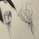 Mi proyecto del curso: Sketchbook fantástico: dibuja personajes desde la imaginación. Projekt z dziedziny Tradycyjna ilustracja, Kreatywność,  Rysunek i Sketchbook użytkownika noktus_1 - 22.11.2023