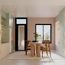Mi proyecto del curso: Color aplicado al diseño de interiores: Loft Naif. Un projet de Design d'intérieur, Décoration, Décoration d'intérieur, Théorie des couleurs , et Design d'espace de neli_madorino - 25.11.2023
