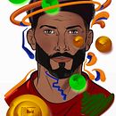Mon projet du cours : Portrait créatif illustré avec Procreate Ein Projekt aus dem Bereich Traditionelle Illustration, Zeichnung, Digitale Illustration, Porträtzeichnung, Digitale Zeichnung und Digitale Malerei von David Cardorelle - 21.11.2023