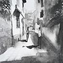 Mi proyecto del curso: Paisajes urbanos en acuarela. Un projet de Beaux Arts, Aquarelle et Illustration architecturale de Johnny Lopez Gabriel - 28.11.2023