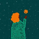 Girl into sun. Un progetto di Illustrazione tradizionale, Motion graphics, Animazione, Animazione 2D, Illustrazione digitale e Illustrazione animata di nqobi_khuz - 10.11.2023