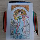 Desenho com lápis de cor sobre papel comum. Projekt z dziedziny R, sunek ołówkiem, Trad, c, jna ilustracja, Ilustracja naturalist, czna, R, sowanie kredkami, Portret,  R, sunek art, st, czn,  R i sunek użytkownika Paulo A. Fernandes - 28.11.2023