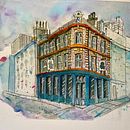 My project for course: Architectural Sketching with Watercolor and Ink. Esboçado, Desenho, Pintura em aquarela, Ilustração arquitetônica, Sketchbook e Ilustração com tinta projeto de Juan Carlos - 28.11.2023