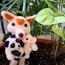 Mamá zorrita. Un proyecto de Artesanía, Diseño de juguetes, Needle felting y Diseño textil de pgpoyato - 29.11.2023