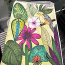 Mein Abschlussprojekt für den Kurs: Einführung in die Acrylmalerei: Gestalte ein tropisches Gemälde. Pintura, Pattern Design, e Pintura Acrílica projeto de Hira Saleem - 29.11.2023