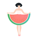 Tutti Frutti - Animation loop. Animation, Fashion Illustration	, and Character Design project by Qian Shi - 11.29.2023