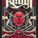REBEL- GIG POSTER & T-SHIRT  Ein Projekt aus dem Bereich Design, Digitale Illustration, Siebdruck, Plakatdesign und Musikproduktion von tito artz - 11.12.2022