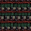 My project for course: Design and Composition of Textile Patterns . Design de model, Design vestimentar și Tipărire de butterflybuttons - 11.30.2023