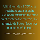 Mi proyecto del curso: Copywriting para copywriters . Iklan, Penulisan naskah, Mendongeng, Dan Komunikasi proyek oleh josemanuelgonzalez072 - 11.30.2023