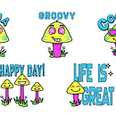 My project for course: Motion Graphics for Social Media: Create A Sticker Pack. Un proyecto de Ilustración tradicional, Motion Graphics, Animación, Diseño de personajes y Diseño para Redes Sociales de Eli - 27.11.2023