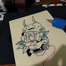 Mi proyecto del curso: Tatuaje para principiantes. Desenho de tatuagens projeto de castillogzlez - 02.12.2023