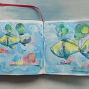 Mein Abschlussprojekt für den Kurs: Kreatives Sketching mit Aquarell für Anfänger. Un proyecto de Ilustración tradicional, Bocetado, Creatividad, Dibujo, Pintura a la acuarela y Sketchbook de Chantal Achtelik - 02.12.2023