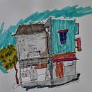Meu projeto do curso: Desenho arquitetônico expressivo com marcadores coloridos Ein Projekt aus dem Bereich Skizzenentwurf, Zeichnung, Architektonische Illustration, Sketchbook und Illustration mit Tinte von Paloma Paldino Melo - 03.12.2023