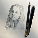 My project for course: Fundamentals of Portrait Drawing with Pencil. Un progetto di Belle arti, Disegno a matita, Disegno, Disegno realistico e Disegno artistico di aestheral - 06.12.2023