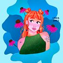 Mi proyecto del curso: Retrato de personajes estilo cartoon con Procreate. Projekt z dziedziny Projektowanie postaci, Ilustracja c, frowa, R, sunek c, frow, Malarstwo c i frowe użytkownika erikabaezs - 07.12.2023