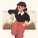 Among the fields Ein Projekt aus dem Bereich Digitale Illustration von Clar Limbaro - 07.08.2022