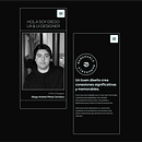 Diegonciox portfolio. Design, UX / UI, Web Design, Mobile Design, Digital Design, T, pograph, Design, App Design, and Digital Product Design project by Diego Pérez - 12.08.2023