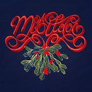 Mistletoe. Lettering, H, Lettering, Digital Illustration, and Graphic Design project by Thu Giang Ngô - 12.09.2023