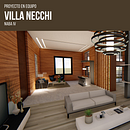 Villa Necchi proyecto de curso universitario 2019. Un progetto di Architettura d'interni, Design, Restauro, upc e cling di mobili di Michelle Marie Garcia - 16.06.2019