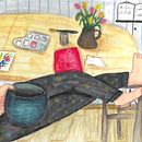 Mein Abschlussprojekt für den Kurs: Das Skizzenbuch als Erkundungsreise: Finde deinen Zeichenstil. Projekt z dziedziny Tradycyjna ilustracja, Sketching, Kreatywność,  Rysunek, Malowanie akwarelą, Sketchbook i Malowanie gwaszami użytkownika Katja Schmitt - 10.12.2023