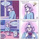 Mi proyecto del curso: Ilustración de viñetas para redes sociales. Traditional illustration, Comic, Social Media, Drawing, Digital Illustration, Instagram, and Digital Drawing project by Lidia Rosa - 12.10.2023