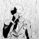 Joker bajo la lluvia . Un proyecto de Creatividad, Cómic, Ilustración con tinta y Dibujo de Chechu Garrido - 11.12.2023