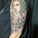 Meu projeto do curso: Técnicas de tatuagem blackwork com fine line. Een project van  Tatoeageontwerp van Rafa Anok - 09.12.2023