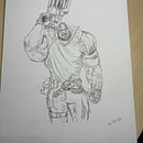 My project for course: Illustration for Comics: Anatomy of a Superhero. Un progetto di Illustrazione tradizionale, Character design, Fumetto, Disegno a matita e Disegno anatomico di Fabio Dionigi - 12.12.2023