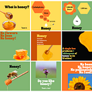 Honey - Meu projeto do curso: Design gráfico para iniciantes . Design, Br, ing și identitate, Design grafic, Tipografie, Design de logo și Design tipografic de Patrícia Nunes Silva - 12.09.2023