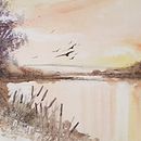 Mi proyecto del curso: Pintura en acuarela de paisajes marinos. Un projet de Peinture, Aquarelle et Illustration naturaliste de Jose Silva Vasquez - 30.11.2023