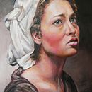 My project for course: Contemporary Oil Portraiture. Traditional illustration, Fine Arts, Painting, and Oil Painting project by Fiona Redmond - 12.13.2023