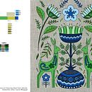 Mi proyecto del curso: Teoría del color para proyectos textiles. Een project van  Modeontwerp, Borduurwerk y Kleurentheorie van Daniela Guglielmetti - 13.12.2023