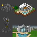 Mi proyecto del curso: Sketching arquitectónico y artístico con Procreate. Un proyecto de Arquitectura, Bocetado, Ilustración digital, Arquitectura digital e Ilustración arquitectónica de Hecmarie Alejandro Marin - 09.12.2023