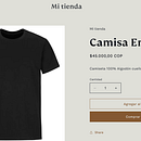 Mi proyecto del curso: Creación de una tienda online con Shopify. Web Design, Desenvolvimento Web, Marketing digital, E-commerce, Programação sem código, e Business projeto de Laura Camila Montalvo Perez - 16.12.2023