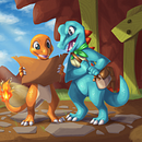 Where Are We Exploring Today? - Pokemon Fanart Ein Projekt aus dem Bereich Traditionelle Illustration, Design von Figuren, Digitale Illustration und Digitale Malerei von tatiqueirozparana - 13.12.2023