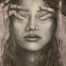 Oil painting/ black and white portrait . Un progetto di Pittura ad olio, Belle arti e Pittura di Lisa Maria - 17.12.2023