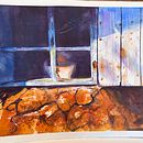 My project for course: The Art of Watercolor: Paint Your Vision of the World. Een project van Traditionele illustratie,  Beeldende kunst, Schilderij y Aquarelschilderen van linda_lozier - 19.12.2023