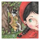 Cappuccetto Rosso. Un progetto di Illustrazione tradizionale di Daniela Ferrantino - 19.12.2023