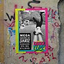 Proyecto diseño de cartelería para promocionar evento de skate. Een project van  Ontwerp y Posterontwerp van Micaela Castillo Legarreta - 20.12.2023