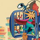 THE JOYS OF SPITE EXERCISING . Ilustrație tradițională, Ilustrație digitală, Design editorial & Ilustrație editorială de Wayne Cheng - 12.20.2023