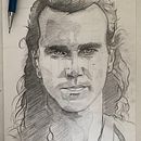 Meu projeto do curso: Caderno de retratos: explore o rosto humano Ein Projekt aus dem Bereich Skizzenentwurf, Zeichnung, Porträtzeichnung, Artistische Zeichnung und Sketchbook von Érico Collyer - 20.12.2023