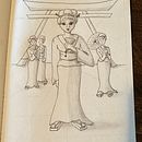 My project for course: Basic Principles of Drawing People from Imagination. Ilustração tradicional, Artes plásticas, Esboçado, Desenho a lápis, Desenho, Desenho artístico, e Desenho anatômico projeto de Fiona Gazzard - 21.12.2023