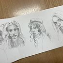 Mój projekt z kursu: Szkicowanie portretów: odkrywaj ludzką twarz. Un proyecto de Bocetado, Dibujo, Dibujo de Retrato, Dibujo artístico y Sketchbook de ald84 - 21.12.2023